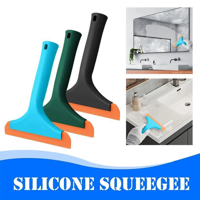 Pulitore Vetro Doccia Alluminio Doccia Pulitore Vetro Raschietto Silicone BruJ1 G9Q7
