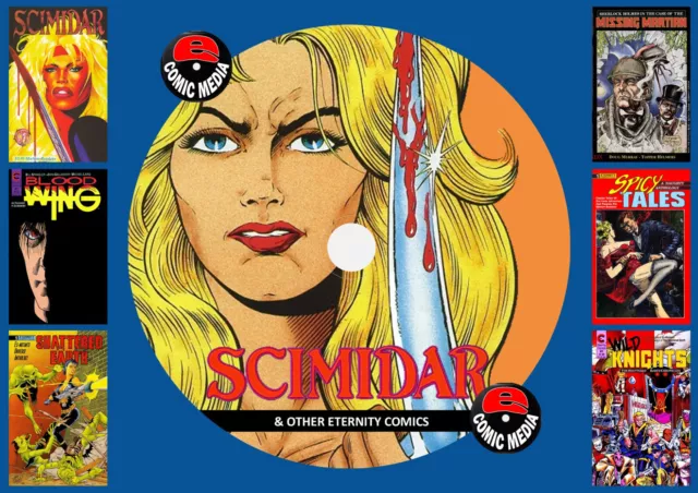 Scimidar & Other Eternity Comics On PC DVD Rom (CBR Format)