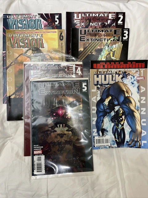 Ultimate extinction, vision, hulk and fantastic four— random lot