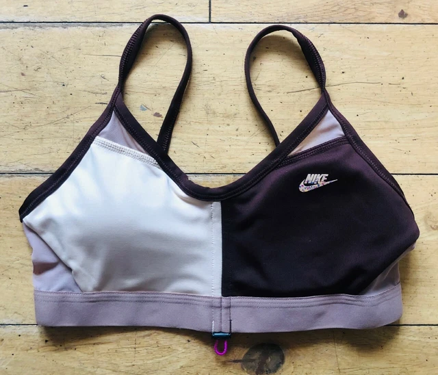 NIKE INDY ICON CLASH WOMENS DRI-FIT PADDED SPORTS BRA BLACK SZ  XS#DB4643-NWT 