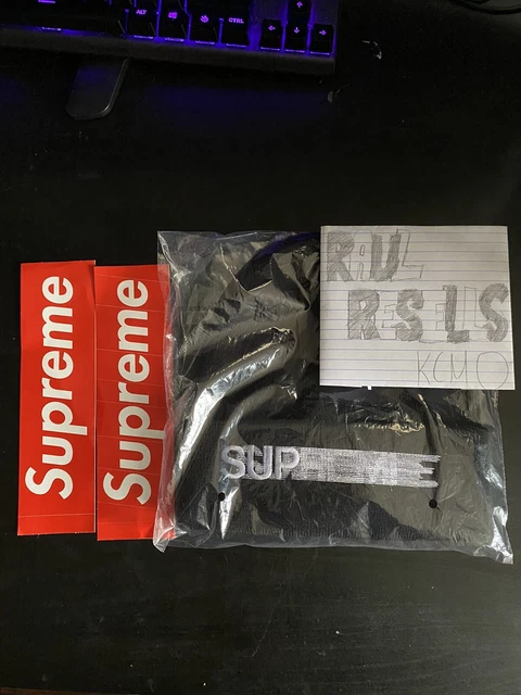 Supreme Motion Logo Beanie Black (SS23) Brand New In Hand