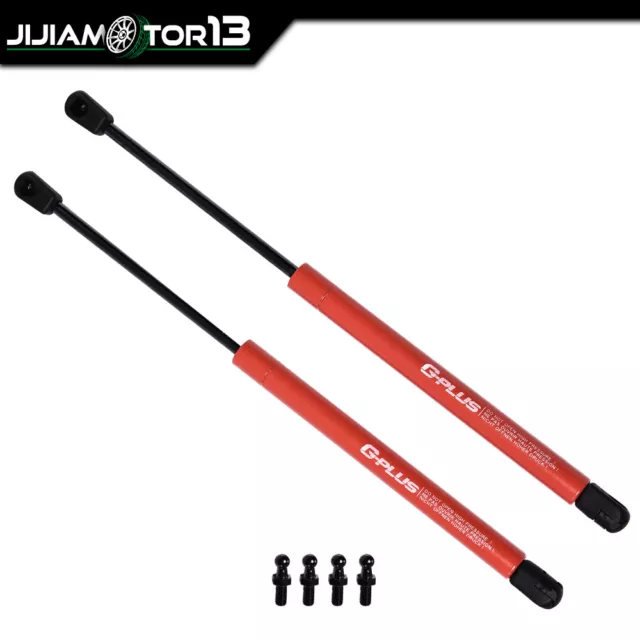 Fit For 11-14 Hyundai Sonata Red Front Hood Lift Supports Struts Shocks Damper