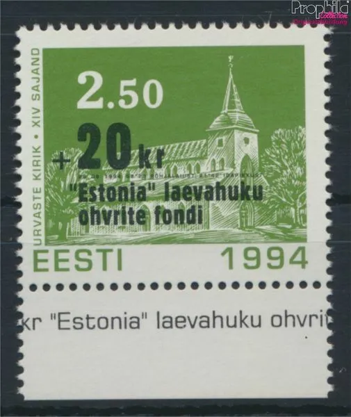 Briefmarken Estland 1994 Mi 242 (kompl.Ausg.) postfrisch(9273289