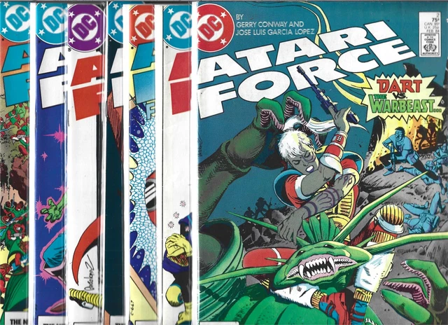 Atari Force Near Set / Lot Of 20 - #2 3 4 5 6 7 8 9 10 11 12-20 Special (Fn/Vf)