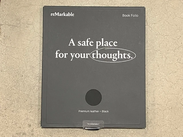 reMarkable Book Folio Premium Leather (Black)