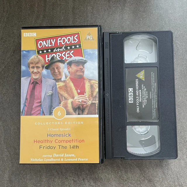 VHS CASSETTE:ONLY FOOLS & Horses! - Homesick/Healthy Competition/Friday - Only Fools And Horses Friday The 14th