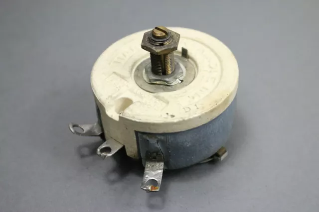 Vintage HH Rheostat H-50 250 Ohms .448A 50W Watt Ceramic Rotary Potentiometer 3