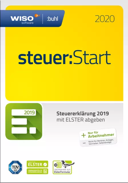 WISO steuer:Start 2020 (für Steuerjahr 2019), Download (ESD), Windows