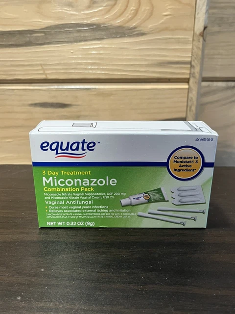 Miconazol tratamiento equate 3 días. Nuevo / Expiración 04/2023