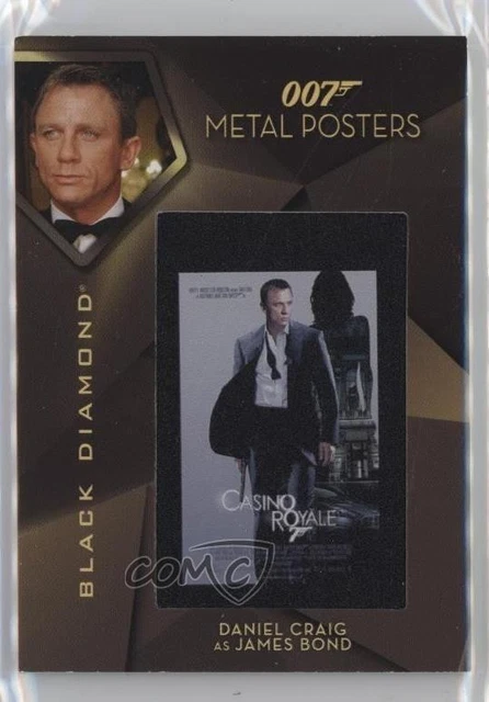 Metal 007 2025 JAMES BOND Black Diamond 007 Metal Posters Casino Royale Daniel ...