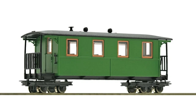 ROCO 34063 H0E 4-Axle Forest Railway Passenger Car Feldbahn Era 1/6 New ...