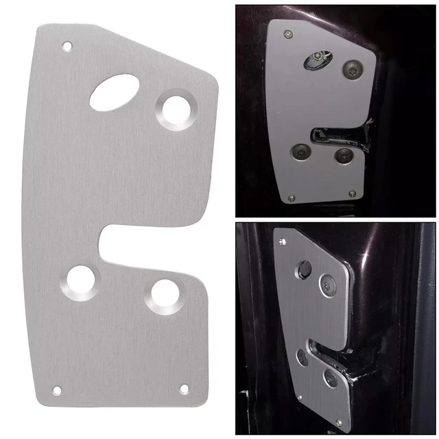 CS Door Plates Jeep Grand Cherokee ZJ 93-98 Passenger Door Latch Reinforcement Plate - 6061 Aluminum