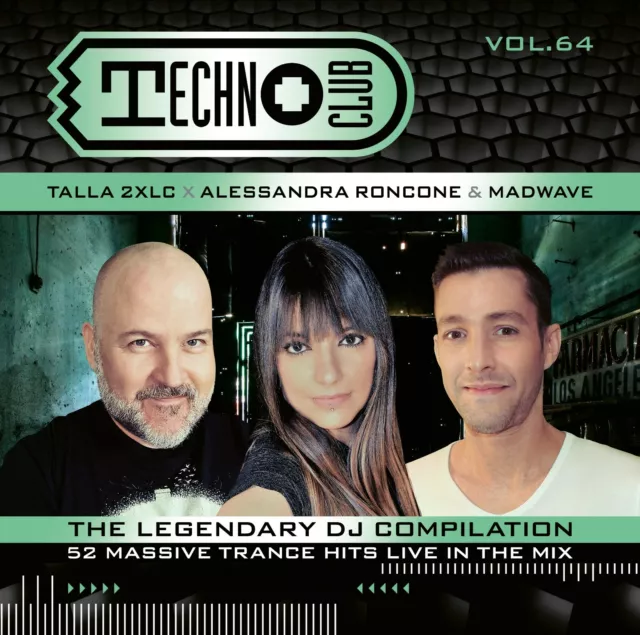 CD Techno Club Vol.64 von Various Artists 3CDs