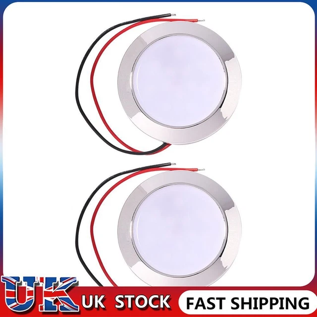 IP65 Waterproof 12V 24V Auto 24 SMT LED Dome Reading Lamp for Caravan RV