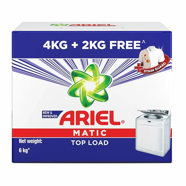 ARIEL MATIC TOP Load Detergent Washing Powder 6 kg Machine detergent
