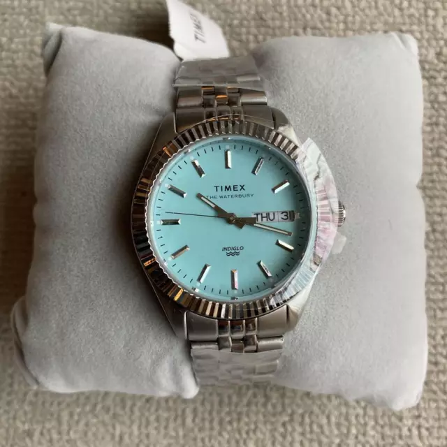 TIMEX Watch Waterbury Legacy Japan Limited Sky blue 36mm