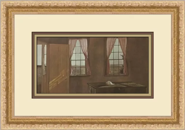 Andrew Wyeth Her Room Custom Framed Print