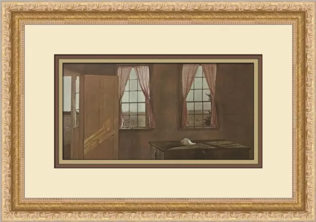 Andrew Wyeth Her Room Custom Framed Print Andrew Wyeth Her Room Custom Framed Print