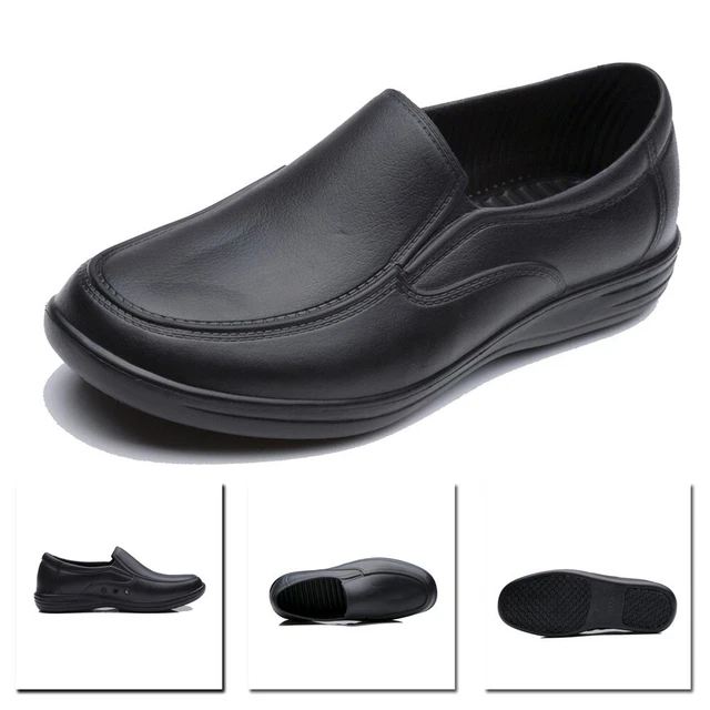 Chaussures noires imperméables imperméables chaussures de sécurité antidéra