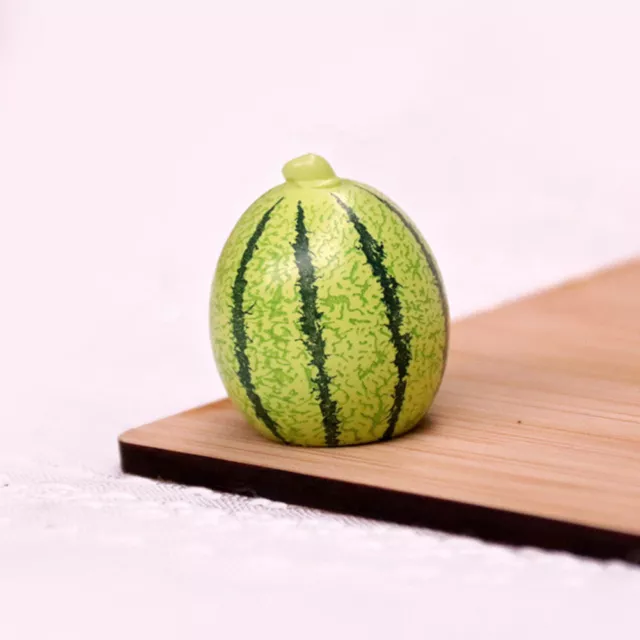 8pcs Fake Miniature Watermelons Mini Artificial Watermelons Miniature