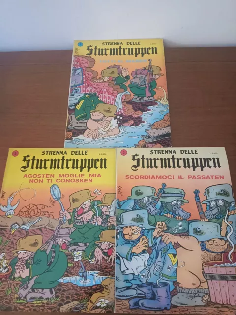 sturmtruppen bonvi-Strenna Delle Sturmtruppen-lotto Di 3 Fumetti