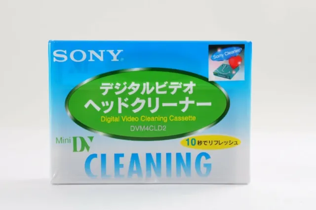 Sony DVM4CLD2 mini DV Digital Video Head Cleaning Cassette Tape New : Japan #365