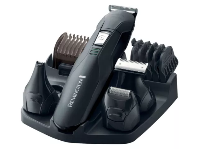 REMINGTON Akku Haar Bartschneider Trimmer Haarschneider PG6032 4 Aufsteckköpfe