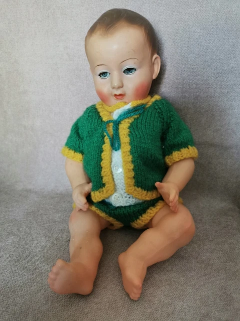 Poupon Baigneur Ancien Petitcollin - Celluloïd - 1930 - N°1Bis - Manque Une Jambe