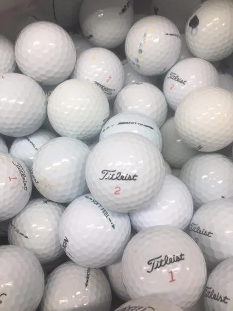 100 Titleist, Srixon, Callaway, Bridgestone, Nike, Taylormade Golf Balls ##CLEAR 2