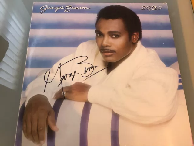George Benson AUTOGRAPHED 20/20 LP-See photo signing proof