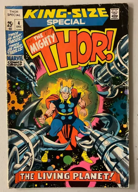 Thor #4 Annual Marvel 1st Series Journey Into Mystery (3.0 GD/VG) (1971)