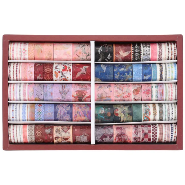 100 Rolls Japanisches Papier Washi-Tape Kind Washi-Tape-Spender