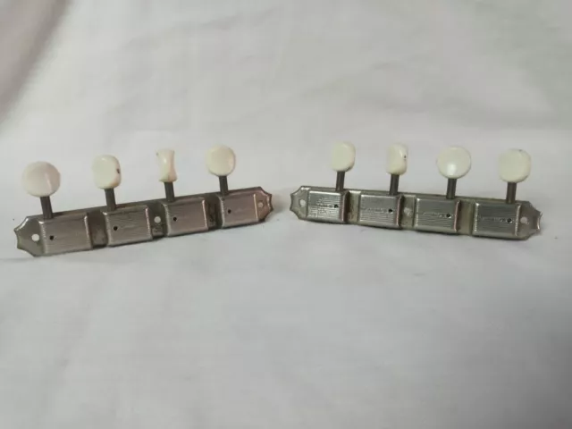 Vintage Kluson Single Line Mandolin Tuning Keys Machines tuners Late 1950s CLEAN