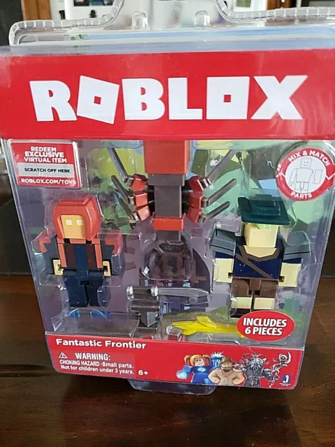  Roblox Fantastic Frontier: Croc Single Figure Core Pack with  Exclusive Virtual Item Code : Toys & Games