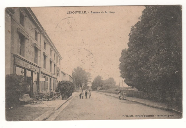 Cpa 55 - Lérouville : Avenue De La Gare (Meuse) Écrite Le 12-02-1915