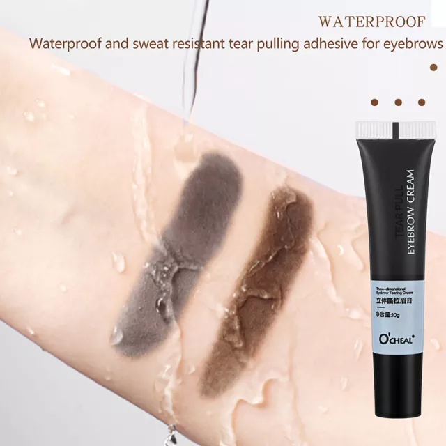 Waterproof Brow Tearing Eyebrow Gel Dyeing Eyebrows Cream Tint Dye Peel-Off BAZ