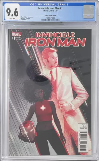 Invincible Iron Man 1 CGC 9.6 Jeff Dekal 1:25 Variant