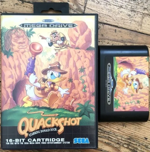 Quackshot En Boîte Sans Notice Megadrive Pal Euro In Complet Boxed Ovp Disney