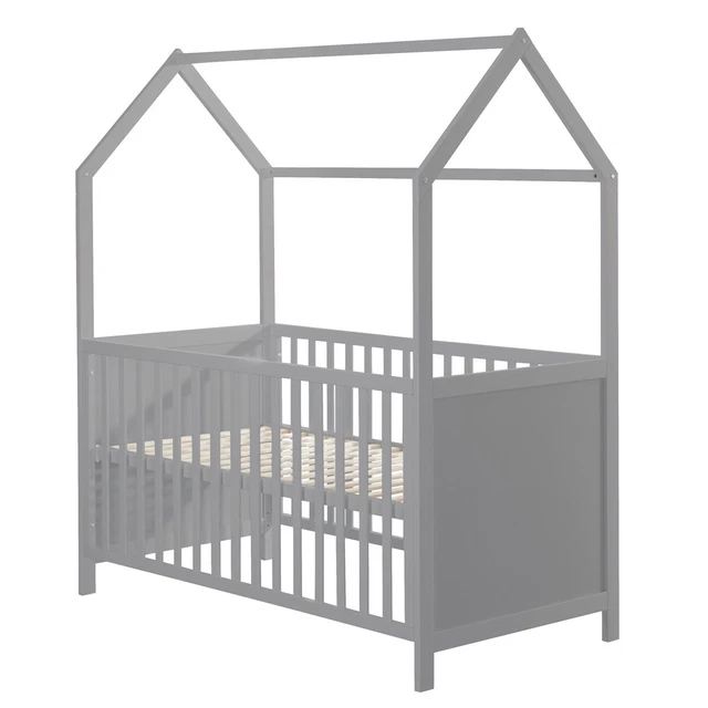 Roba Kids Hausbett Kinderbett Spielbett Babybett 70x140 cm Taupe TOP