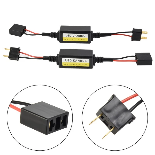 Décodeur LED Canbus Besttoolifes H7 - Anti-Scintillement - Élimine Les Erreurs