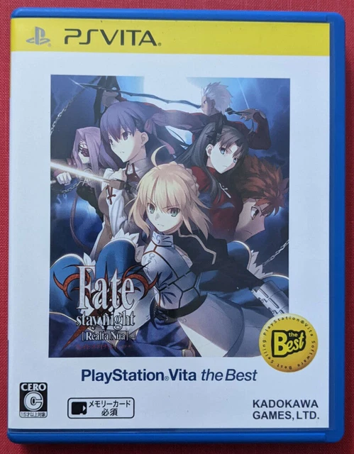 PS VITA Fate Stay Night Realta Nua PlayStation PSV Japan Import