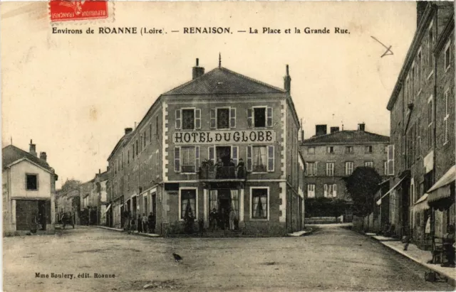 CPA RENAISON - La Place et la Grande Rue (578788)