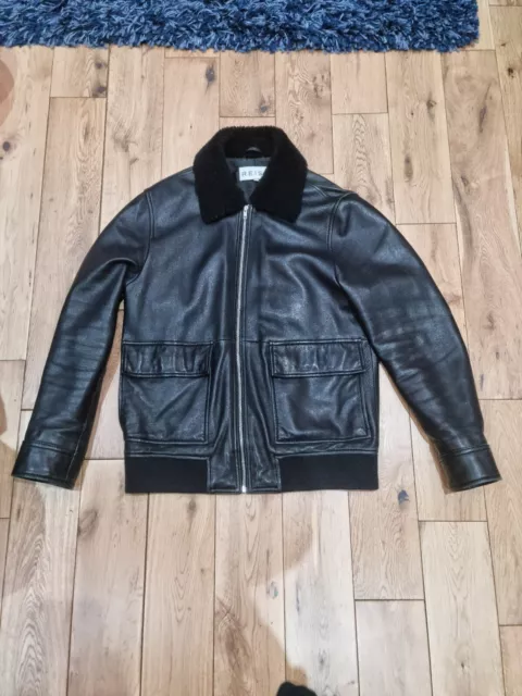 Reiss palace shop leather jacket