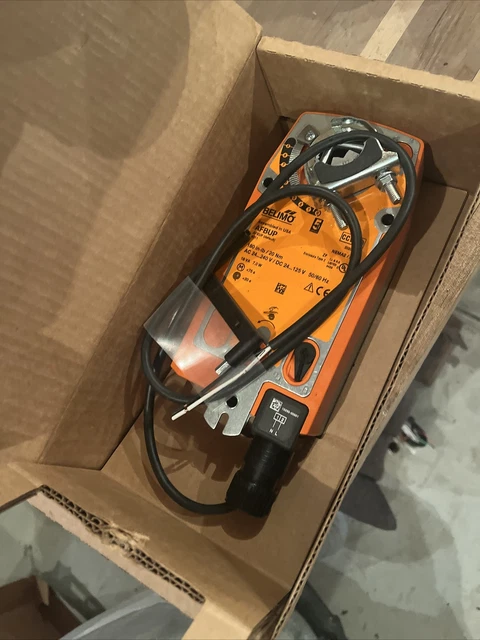 Belimo AFBUP Damper Actuator, 180 in-lb 20Nm, Spring Return, AC24-240V DC24-125V