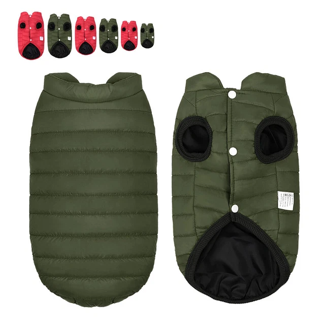 Cappottino Cappotto per Cani Giacca Vestiti Cane Imbottito Caldo Gilet Abiti