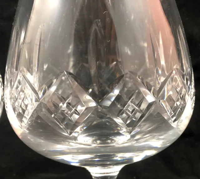 Stuart crystal GLENGARRY 2 x large brandy balloon glasses 14.5cm etched 2