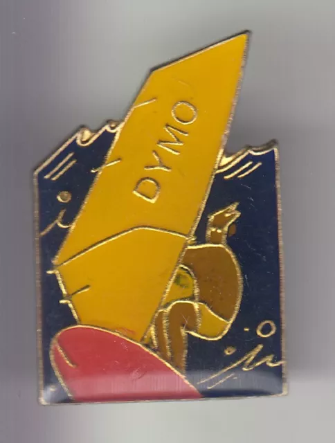 Rare Pins Pin's ..  Sport Nautique Windsurf Planche A Voile Dymo Team Club ~Dr