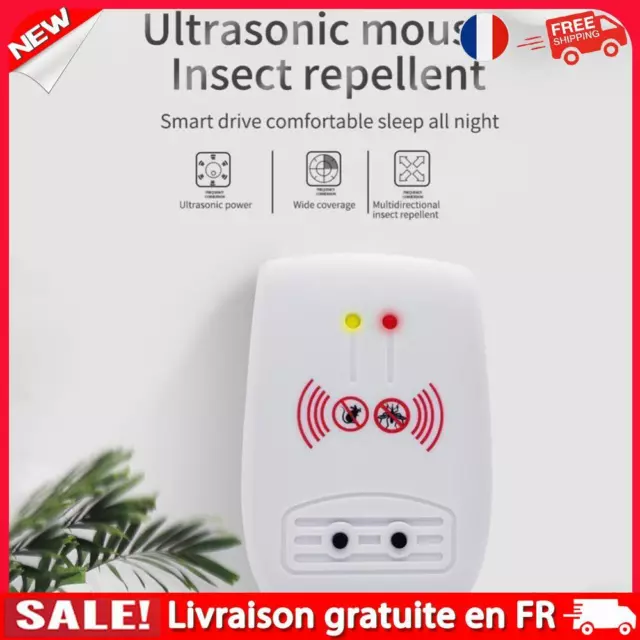 fr Répulsif à ultrasons anti-moustiques Répulsif électronique pour souris anti-r