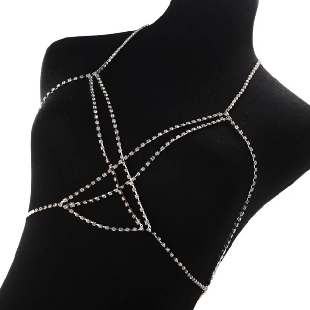 Bohemian Sexy Beach Chest Chain Cross Chest Chain Body Jewelry Necklace Choker