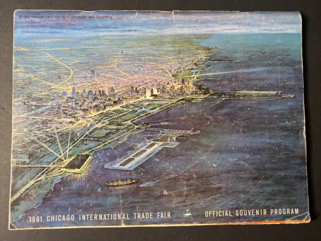 1961 Chicago International Trade Fair Official Souvenir Program - Vtg Collectibl